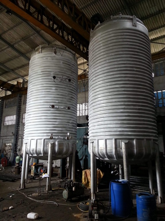 Chemical storage tanks
