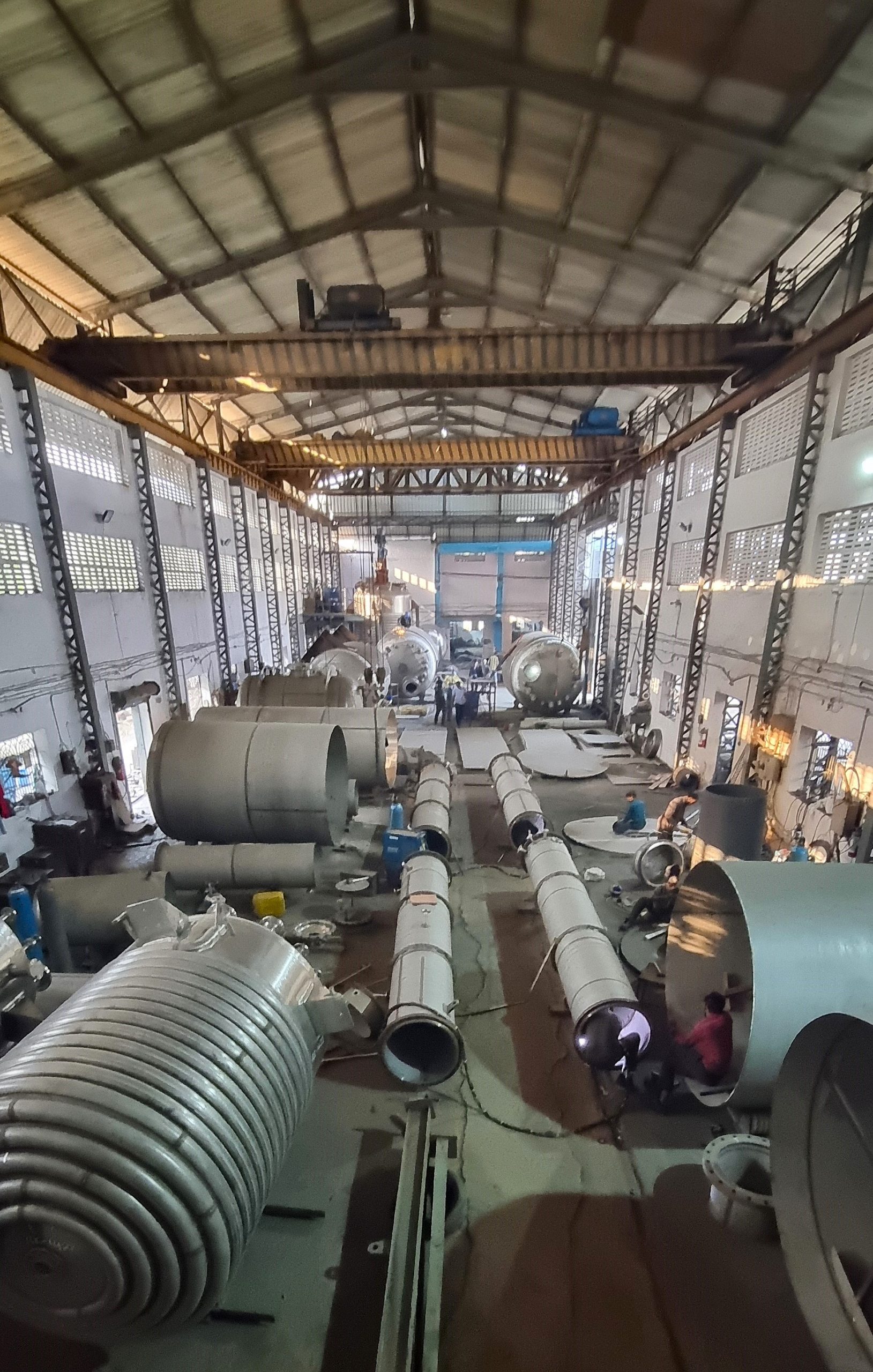 Manufacturing chemical plant